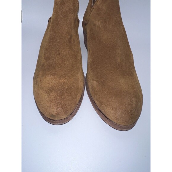 Frye Carson Shootie Ankle Bootie Womens Sz 7M brown Suede Leather Western Boho - Picture 2 of 11